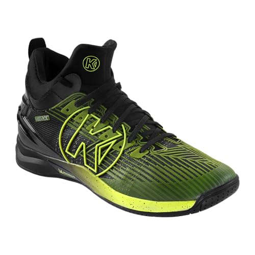 Kempa Unisex Attack Mid Sport-Schuhe, schwarz/Fluo gelb, 47 EU Kempa Unisex Attack Mid Sport-Schuhe, schwarz/Fluo gelb, 47 EU von Kempa