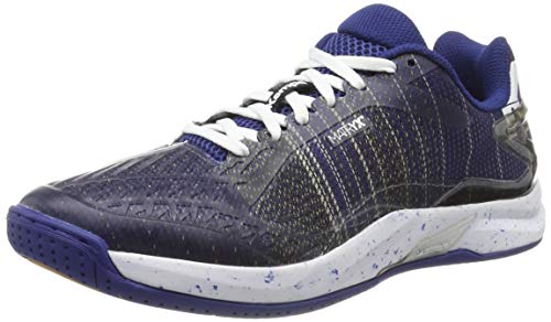 Kempa ATTACK ONE CONTENDER, Unisex-Erwachsene Handballschuhe, Blau (Bleu Nuit/Blanc 04), 41 EU (7.5 UK) von Kempa