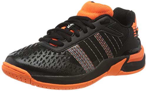 Kempa Attack Contender JUNIOR Sneaker, schwarz/Fluo orange, 30 EU von Kempa