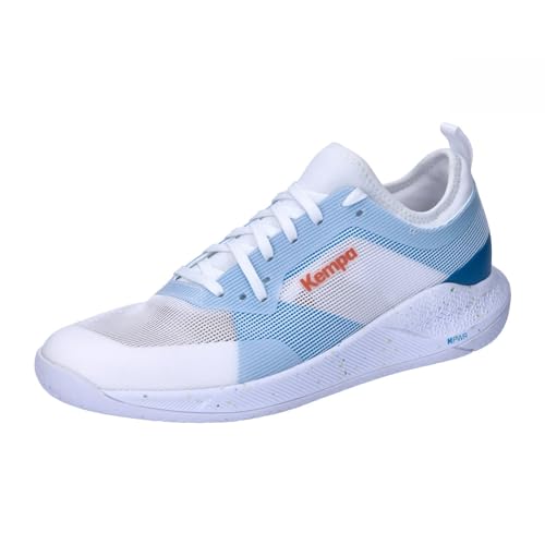 Kempa Unisex Kourtfly Sport-Schuhe, weiß/blau, 42.5 EU von Kempa