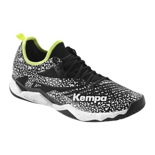 Kempa Unisex Wing Lite 2.0 Sport-Schuhe, schwarz/Fluo gelb, 40.5 EU von Kempa