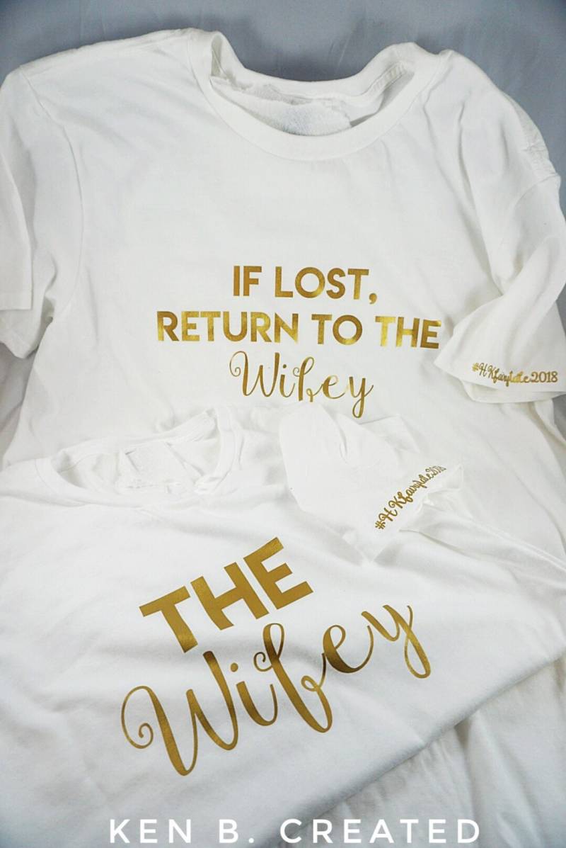 Paare Shirts, Passende Paar Hubby Shirt Lustig, Wifey Wenn Verloren Rückkehr Zu Den Wifey, Detaillierte Ärmel von KenBCreated