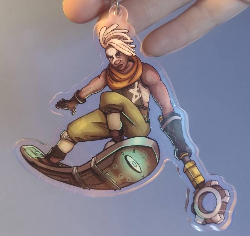 Arcane Acrylic Keychain Ekko Arcane Acrylic Keychain Ekko von KenanComics