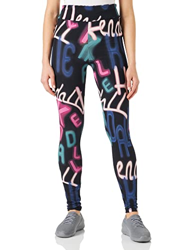KENDALL & KYLIE Damen K&K W Psycho Print HIGH Rise KKW3711714 Formende Legging, L von Kendall + Kylie
