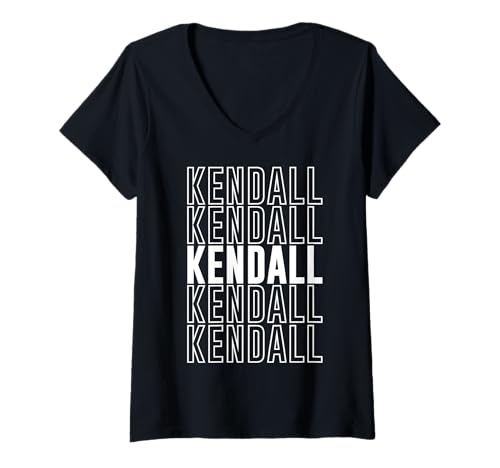 Damen Kendall T-Shirt mit V-Ausschnitt Damen Kendall T-Shirt mit V-Ausschnitt von Kendall Apparel