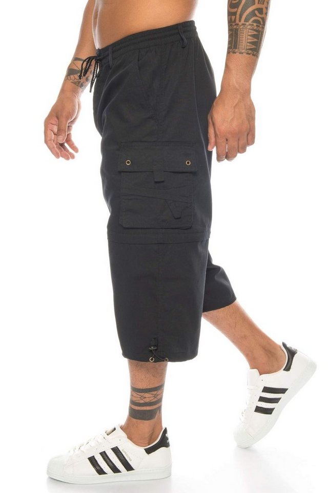 Kendindza Collection Cargobermudas Bermudas Herren Kurze Hose Herren 3/4 Hose Herren Cargo Taschen, Abnehmbare Beine, kurze hose herren, cargoshorts herren sommer von Kendindza Collection