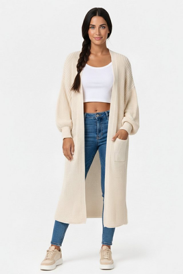 Kendindza Collection Cardigan Cardigan Damen lang Oversize Strickjacke Damen Lang aus Grobstrick Longstrickjacke Made In Italy - One Size 34-42 Kendindza Collection Cardigan Cardigan Damen lang Oversize Strickjacke Damen Lang aus Grobstrick Longstrickjacke Made In Italy - One Size 34-42 von Kendindza Collection