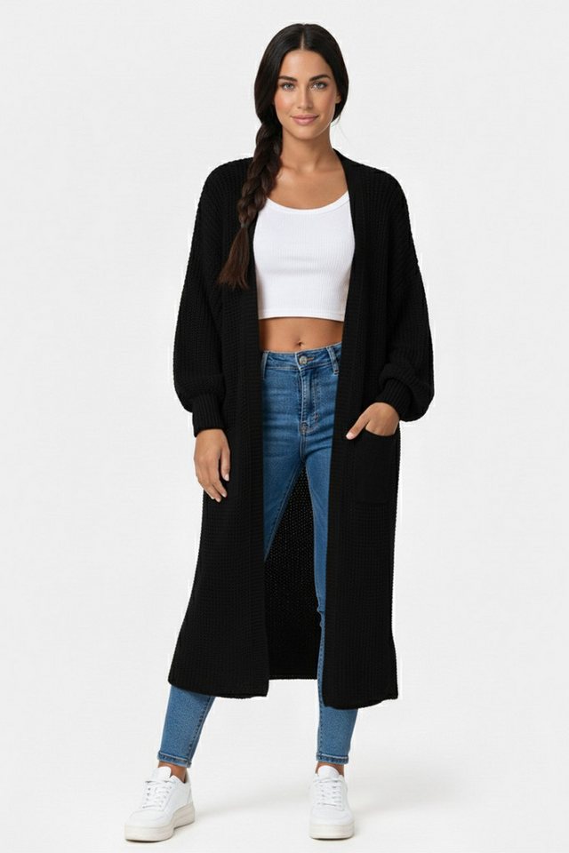 Kendindza Collection Cardigan Cardigan Damen lang Oversize Strickjacke Damen Lang aus Grobstrick Longstrickjacke Made In Italy - One Size 34-42 Kendindza Collection Cardigan Cardigan Damen lang Oversize Strickjacke Damen Lang aus Grobstrick Longstrickjacke Made In Italy - One Size 34-42 von Kendindza Collection