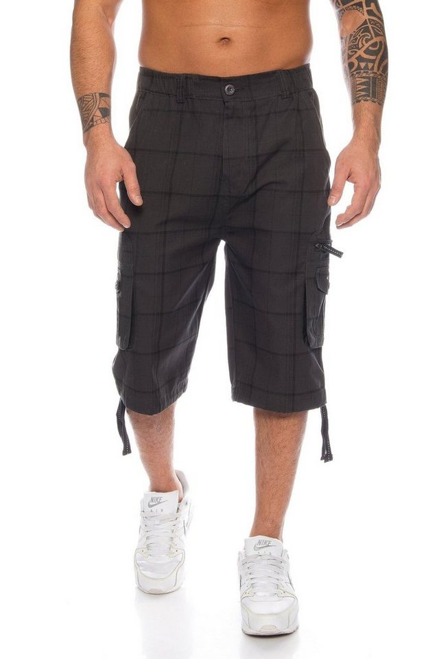 Kendindza Collection Cargoshorts 3/4 Bermuda Shorts Herren, Kurze Hose Herren, Cargobermuda Taschen, Kopf und Reisverschluss, Taschen von Kendindza Collection