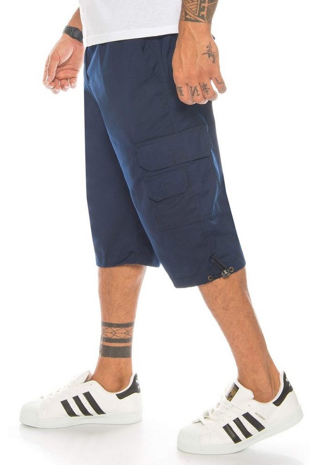 Kendindza Collection Cargoshorts Bermudas Herren Kurze Hose Herren 3/4 Hose Herren Cargo Taschen, kurze Hose Herren, Cargoshorts Herren Sommer, Stretch Gummibund von Kendindza Collection