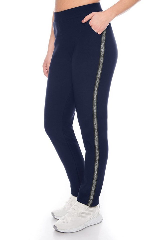 Kendindza Collection Thermoleggings Damen Winter gefüttert warm Innenfleece Winterhose elegant & stretch Gummibund, Schlupfhose, Thermohose, Thermo Funktion von Kendindza Collection