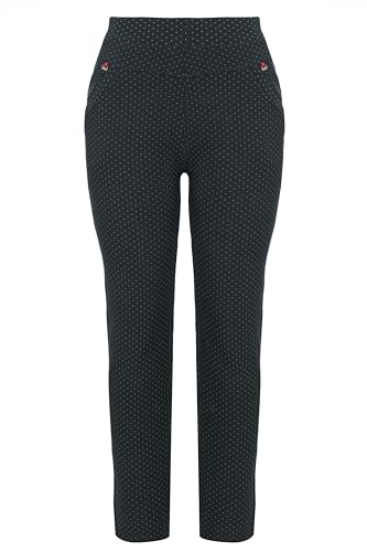 Kendindza Thermohose Damen Winter gefüttert Warme Hose Damen Thermo Hose Thermo Leggings Damen gefüttert Taschen Schwarz XXL von Kendindza Collection