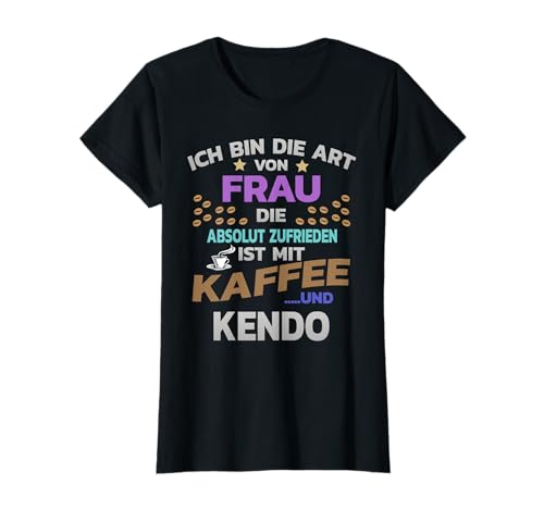 Hobby- Kaffee für Frauen und Kendo T-Shirt Hobby- Kaffee für Frauen und Kendo T-Shirt von Kendo Desings und Bekleidung