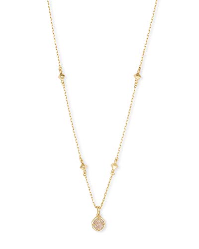 Kendra Scott Nola Halskette mit kurzem Anhänger Gold irisierend Drusy One Size, One Size, Metall von Kendra Scott