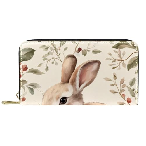 KengjuTesu Damen-Geldbörse mit Reißverschluss und Handy-Clutch, Federspatz, Reise-Geldbörse, Leder, Clutch, Kartenhalter, Organizer, Handgelenke, Mehrfarbig 3, Einheitsgröße von KengjuTesu