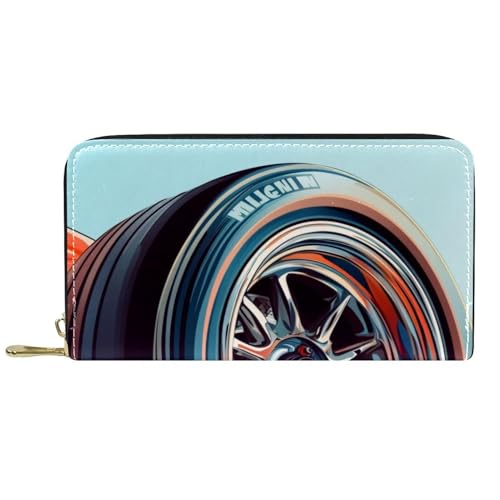 KengjuTesu Damen-Geldbörse mit Reißverschluss und Handy-Clutch, Feuer-Basketball, Reise-Geldbörse, Leder, Clutch, Kartenhalter, Organizer, Handgelenke, Mehrfarbig 2, Einheitsgröße von KengjuTesu