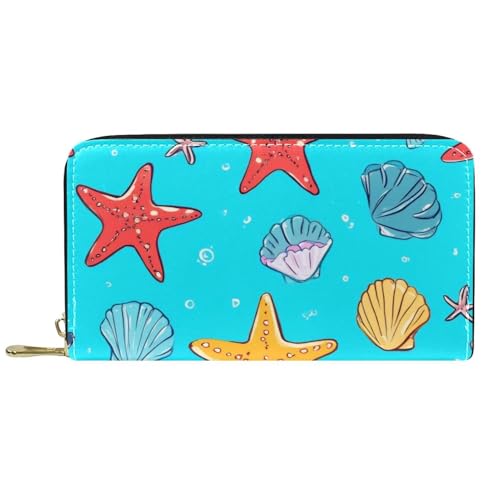 KengjuTesu Damen-Geldbörse mit Reißverschluss und Handy-Clutch, Kokospalmengrün, Reise-Geldbörse, Leder, Clutch, Kartenhalter, Organizer, Handgelenke, Geldbörsen, Mehrfarbig 10, Einheitsgröße von KengjuTesu