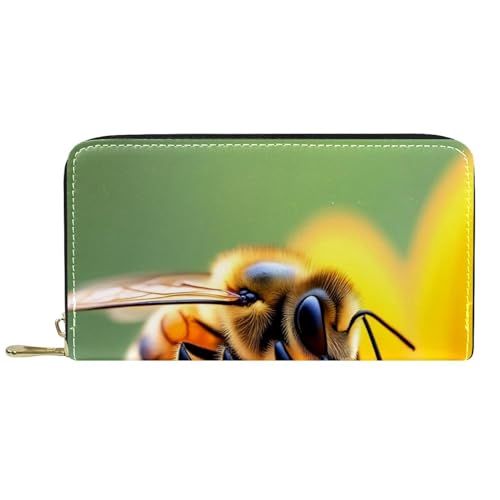 KengjuTesu Damen-Geldbörse mit Reißverschluss und Handy-Clutch, Kolibri-Zweig, Reise-Geldbörse, Leder, Clutch, Kartenhalter, Organizer, Handgelenke, Mehrfarbig 2, Einheitsgröße von KengjuTesu