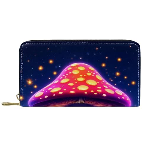 KengjuTesu Damen-Geldbörse mit Reißverschluss und Handy-Clutch, Nachtwolf, Reise-Geldbörse, Leder, Clutch, Kartenhalter, Organizer, Handgelenke, Geldbörsen, Mehrfarbig 3, Einheitsgröße von KengjuTesu