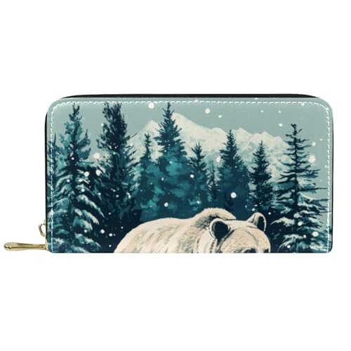 KengjuTesu Damen-Geldbörse mit Reißverschluss und Handy-Clutch, Strandbrille, Hund, Reise-Geldbörse, Leder, Clutch, Kartenhalter, Organizer, Handgelenke, Mehrfarbig 7, Einheitsgröße von KengjuTesu