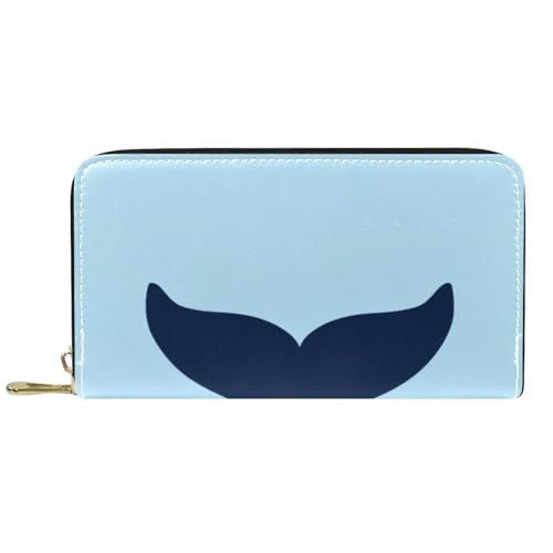 KengjuTesu Damen-Geldbörse mit Reißverschluss und Handy-Clutch, Strandglas-Druck, Reise-Geldbörse, Leder, Clutch, Kartenhalter, Organizer, Handgelenke, Mehrfarbig 6, Einheitsgröße von KengjuTesu