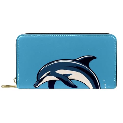 KengjuTesu Damen-Geldbörse mit Reißverschluss und Handy-Clutch, Strandglas-Druck, Reise-Geldbörse, Leder, Clutch, Kartenhalter, Organizer, Handgelenke, Mehrfarbig 7, Einheitsgröße von KengjuTesu