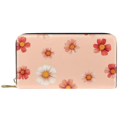KengjuTesu Damen-Geldbörse mit Reißverschluss und Handy-Clutch, frisches Blumenmuster, Reise-Geldbörse, Leder, Clutch, Kartenhalter, Organizer, Handgelenke, Mehrfarbig 2, Einheitsgröße KengjuTesu Damen-Geldbörse mit Reißverschluss und Handy-Clutch, frisches Blumenmuster, Reise-Geldbörse, Leder, Clutch, Kartenhalter, Organizer, Handgelenke, Mehrfarbig 2, Einheitsgröße von KengjuTesu