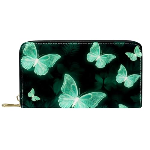 KengjuTesu Damen-Geldbörse mit Reißverschluss und Handy-Clutch, neonviolette Schmetterlinge, Reise-Geldbörse, Leder, Clutch, Kartenhalter, Organizer, Handgelenke, Geldbörsen, Mehrfarbig 3 KengjuTesu Damen-Geldbörse mit Reißverschluss und Handy-Clutch, neonviolette Schmetterlinge, Reise-Geldbörse, Leder, Clutch, Kartenhalter, Organizer, Handgelenke, Geldbörsen, Mehrfarbig 3 von KengjuTesu