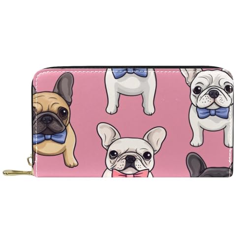 KengjuTesu Damen-Geldbörse mit Reißverschluss und Handy-Clutch, niedliches Katzenmuster, Reise-Geldbörse, Leder, Clutch, Kartenhalter, Organizer, Handgelenke, Mehrfarbig 9, Einheitsgröße von KengjuTesu