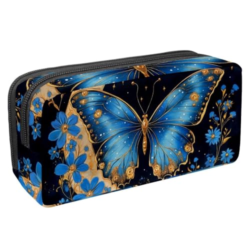 KengjuTesu Wasserdichte Federmäppchen, Basketball Feuer und Wasser Stift Tasche Bleistift Federmäppchen mit Reißverschluss, Bürobedarf Schreibwaren Organizer für Studenten Jugendliche Erwachsene, von KengjuTesu