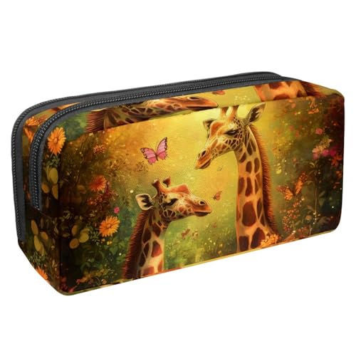 KengjuTesu Wasserdichtes Federmäppchen, Delfinblau, Lotus-Stifttasche mit Reißverschluss, Bürobedarf, Schreibwaren-Organizer für Studenten, Teenager, Erwachsene, Mehrfarbig 6, Einheitsgröße, von KengjuTesu