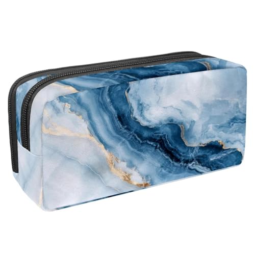 KengjuTesu Wasserdichtes Federmäppchen, Federmäppchen mit Reißverschluss, Marmor-Stifttasche, Bürobedarf, Schreibwaren-Organizer für Teenager, Mädchen, Studenten, Erwachsene, Mehrfarbig 1, von KengjuTesu