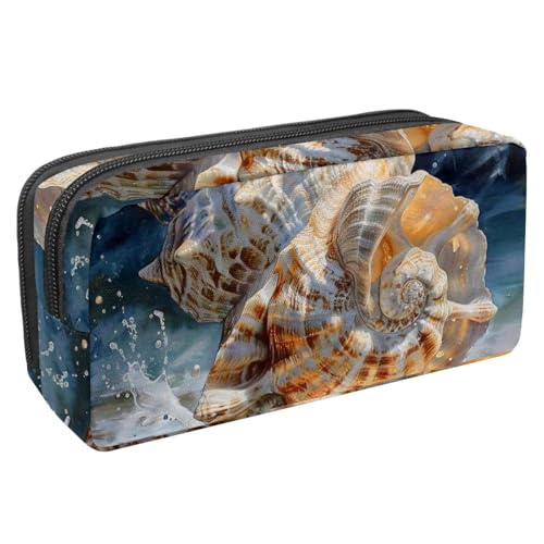KengjuTesu Wasserdichtes Federmäppchen, Federmäppchen mit Reißverschluss, Muschelschale, Stifttasche, Bürobedarf, Schreibwaren-Organizer für Teenager, Mädchen, Studenten, Erwachsene, Mehrfarbig 6, von KengjuTesu