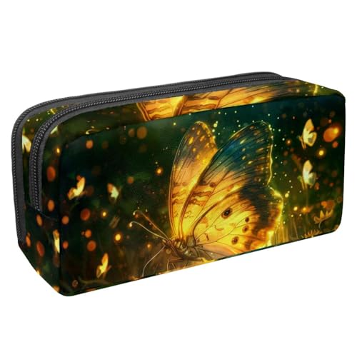 KengjuTesu Wasserdichtes Federmäppchen, Federmäppchen mit Reißverschluss, bunte Wolken, Lightning-Stifttasche, Bürobedarf, Schreibwaren-Organizer für Teenager, Mädchen, Studenten, Erwachsene, von KengjuTesu