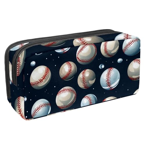 KengjuTesu Wasserdichtes Federmäppchen, Federmäppchen mit Reißverschluss, sternenklares weißes Einhorn-Stifttasche, Bürobedarf, Schreibwaren-Organizer für Teenager, Mädchen, Studenten, Erwachsene, von KengjuTesu