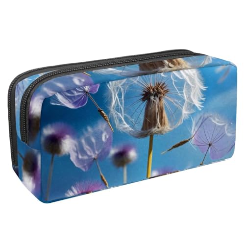 KengjuTesu Wasserdichtes Federmäppchen, Kolibri, Sonnenblume, Stiftetasche mit Reißverschluss, Bürobedarf, Schreibwaren-Organizer für Studenten, Teenager, Erwachsene, Mehrfarbig 10, Einheitsgröße, von KengjuTesu