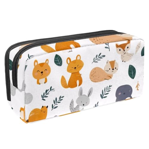 KengjuTesu Wasserdichtes Federmäppchen, Mini-Federmäppchen mit Reißverschluss, Bürobedarf, Schreibwaren-Organizer für Studenten, Teenager und Erwachsene, Mehrfarbig 1, Taille unique, Federmäppchen von KengjuTesu