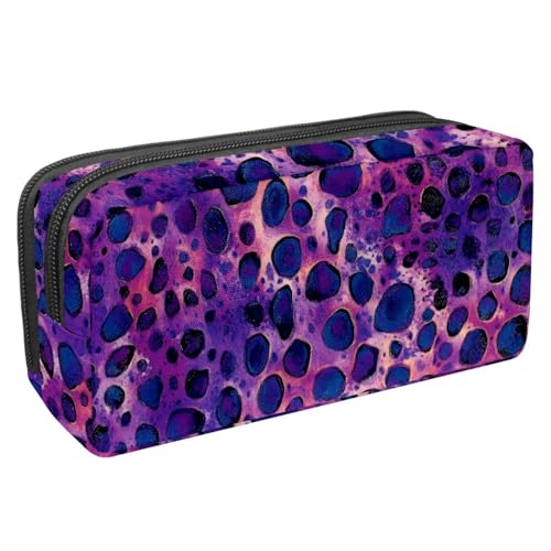 KengjuTesu Wasserdichtes Federmäppchen, Rosen-Herz-Muster, Stiftetasche mit Reißverschluss, Bürobedarf, Schreibwaren-Organizer für Studenten, Teenager, Erwachsene, Mehrfarbig 2, Einheitsgröße, von KengjuTesu