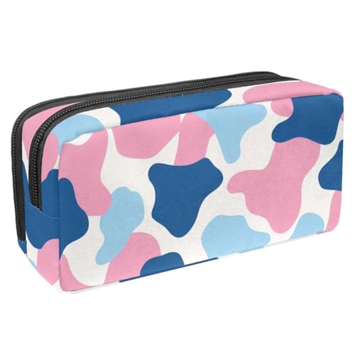 KengjuTesu Wasserdichtes Federmäppchen, dunkelviolettes Leopardenmuster, Stifteetui mit Reißverschluss, Bürobedarf, Schreibwaren-Organizer für Studenten, Teenager, Erwachsene, Mehrfarbig 4, von KengjuTesu