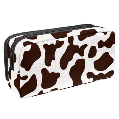 KengjuTesu Wasserdichtes Federmäppchen, dunkelviolettes Leopardenmuster, Stifteetui mit Reißverschluss, Bürobedarf, Schreibwaren-Organizer für Studenten, Teenager, Erwachsene, Mehrfarbig 6, von KengjuTesu