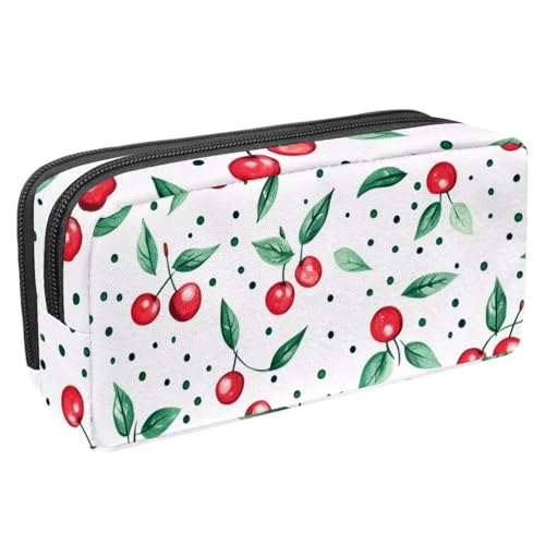 KengjuTesu Wasserdichtes Federmäppchen, rosa gestreift, Wassermelonen-Stifttasche mit Reißverschluss, Bürobedarf, Schreibwaren-Organizer für Studenten, Teenager, Erwachsene, Mehrfarbig 4, von KengjuTesu