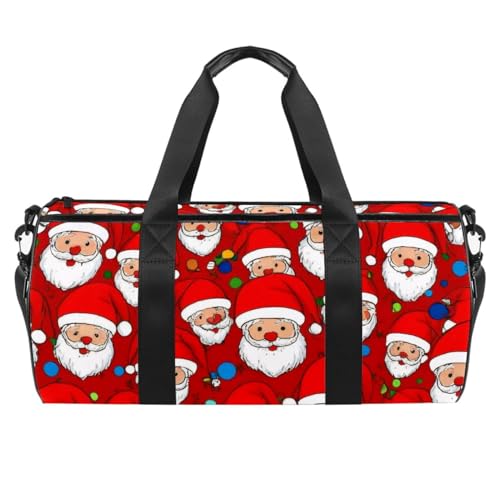 Runde Sporttasche mit abnehmbarem Schultergurt, Waschbär und Blumen, Trainingshandtasche für Damen und Herren, Mehrfarbig 6, Einheitsgröße, Handgepäck von KengjuTesu