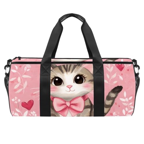 Runde Sporttasche mit abnehmbarem Schultergurt, blau, Schildkröten-Training-Handtasche, Übernachtungstasche für Damen und Herren, Mehrfarbig 5, Einheitsgröße, Handgepäck von KengjuTesu