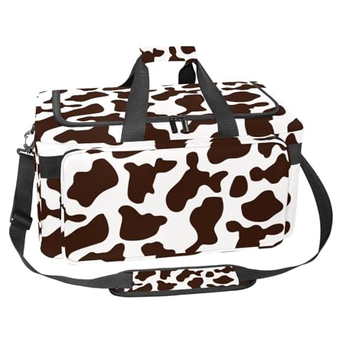 Sporttasche aus Oxford-Gewebe, mit abnehmbarem Schultergurt, Trainings-Handtasche, Übernachtungstasche für Damen und Herren, Dinosaurier-Universum, Mehrfarbig 15, Einheitsgröße, Handgepäck von KengjuTesu