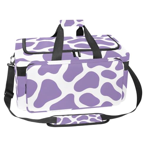 Sporttasche aus Oxford-Gewebe, mit abnehmbarem Schultergurt, Trainings-Handtasche, Übernachtungstasche für Damen und Herren, Dinosaurier-Universum, Mehrfarbig 4, Einheitsgröße, Handgepäck von KengjuTesu