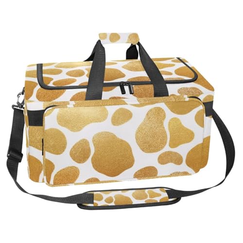 Sporttasche aus Oxford-Gewebe, mit abnehmbarem Schultergurt, Trainings-Handtasche, Übernachtungstasche für Damen und Herren, Dinosaurier-Universum, Mehrfarbig 7, Einheitsgröße, Handgepäck von KengjuTesu