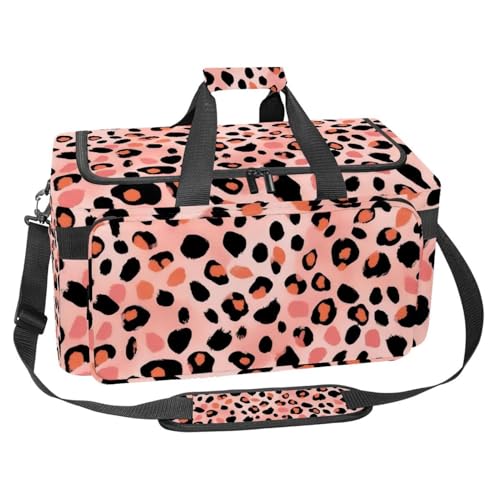 Sporttasche aus Oxford-Gewebe, mit abnehmbarem Schultergurt, Trainings-Handtasche, Übernachtungstasche für Damen und Herren, Dinosaurier-Universum, Mehrfarbig 9, Einheitsgröße, Handgepäck von KengjuTesu