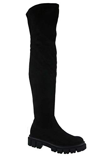 Kennel & Schmenger Damen Stiefel Plateau Kniestiefel Overknee schwarz (numeric_38) von Kennel & Schmenger