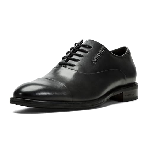 Kenneth Cole Footwear Herren Tully Cap Toe Oxford, Dunkelgraues Leder, 47 EU von Kenneth Cole Footwear