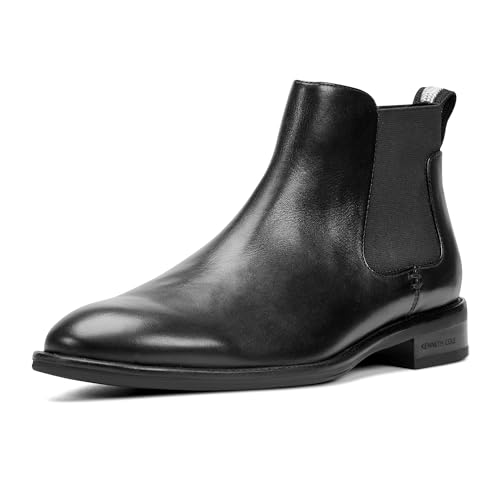 Kenneth Cole Footwear Herren Tully Chelsea-Stiefel, Schwarz Leder, 41 EU Weit von Kenneth Cole Footwear